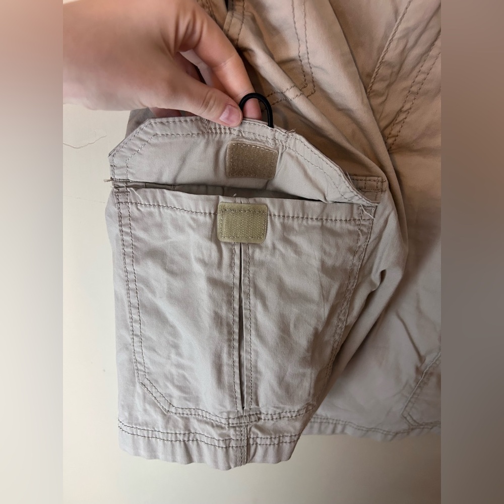 Lee Extreme Motion Cargo Utility 10” Inseam Mens Shorts Size 28 Velcro C - Picture 3 of 13